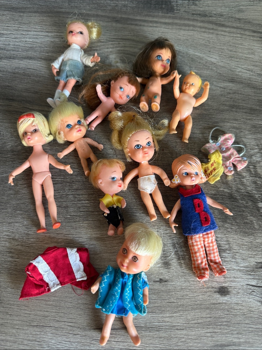 Vintage 1960’s Assorted Vintage Mini Dolls